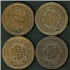 Image 2 : 4 1853 Cents