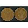 Image 1 : 2 1853 Cents