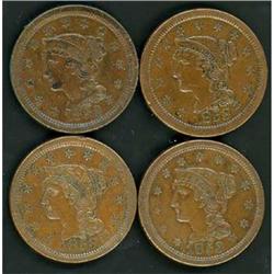 4 1853 Cents