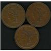Image 1 : 3 1854 Cents