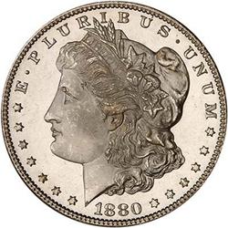 1880-S Morgan Dollar PCGS MS66 DMPL