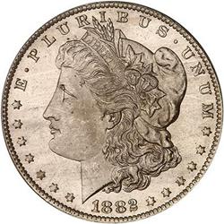 1882-O Morgan Dollar PCGS MS65 PL
