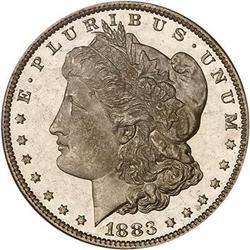 1883 Morgan Dollar PCGS MS65 DMPL
