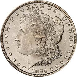 1884 Morgan Dollar PCGS MS66
