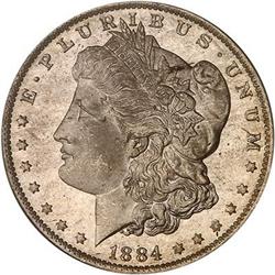 1884-O Morgan Dollar PCGS MS64 PL