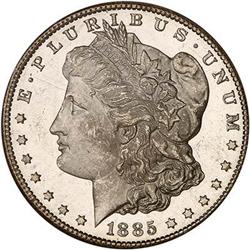 1885-CC Morgan Dollar PCGS MS64 DMPL