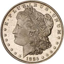 1885-O Morgan Dollar PCGS MS65 DMPL