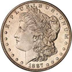 1887-S Morgan Dollar PCGS MS64 DMPL