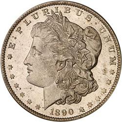 1890-O Morgan Dollar PCGS MS64 DMPL
