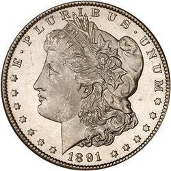 1891-CC Morgan Dollar PCGS MS64 PL