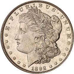 1892 Morgan Dollar PCGS MS62 DMPL
