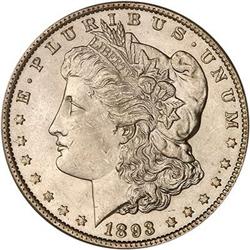 1893 Morgan Dollar PCGS MS64