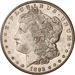 1893-CC Morgan Dollar PCGS MS64