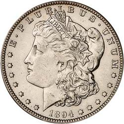 1894-O Morgan Dollar PCGS AU58
