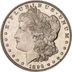 1896 Morgan Dollar PCGS MS65 DMPL