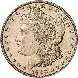 1896-O Morgan Dollar PCGS AU58