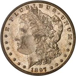 1897-O Morgan Dollar PCGS MS62