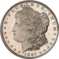 1897-S Morgan Dollar PCGS MS63 DMPL