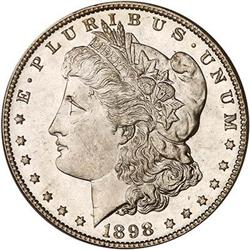 1898 Morgan Dollar PCGS MS65 PL