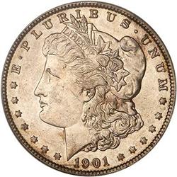 1901 Morgan Dollar PCGS AU58