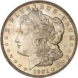 1921 Morgan Dollar PCGS MS66