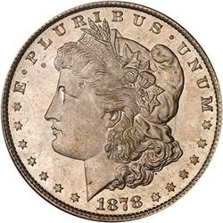 1878 $1 8TF PCGS MS65
