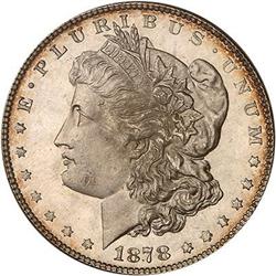 1878 $1 7TF REV 1878 PCGS MS65 PL