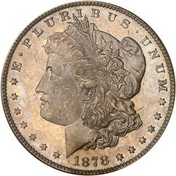 1878 $1 7TF REV 1878 PCGS MS65