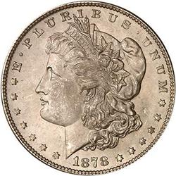 1878 $1 7TF REV 1878 PCGS MS65