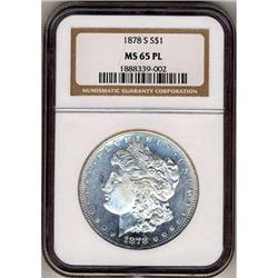 1878-S Morgan Dollar NGC MS65 PL