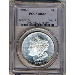 1878-S Morgan Dollar PCGS MS65
