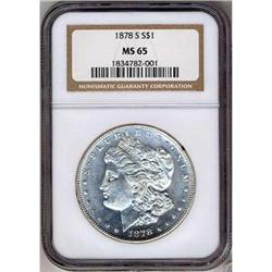 1878-S Morgan Dollar NCG MS65