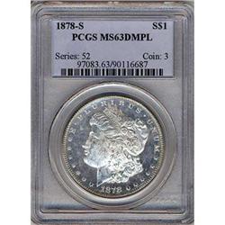 1878-S Morgan $1 PCGS MS63 DMPL