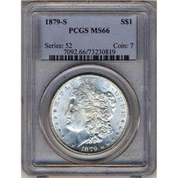1879-S Morgan Dollar. Rev. of 1879 PCGS MS66