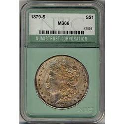 1879-S Morgan Dollar. Rev. of 1879 NTC MS66