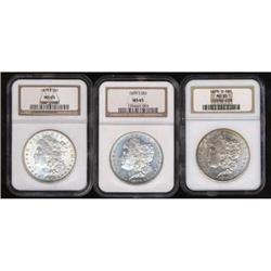 1879-S Morgan Dollar. Rev.of 1879 NGC MS65