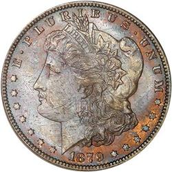 1879-S Morgan Dollar. Reverse of 1879 PCGS MS64