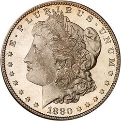 1880 Morgan Dollar NGC MS65 PL