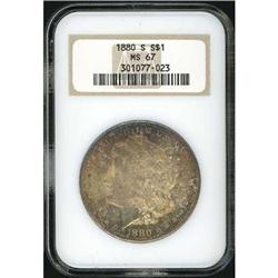1880-S Morgan Dollar NGC MS67