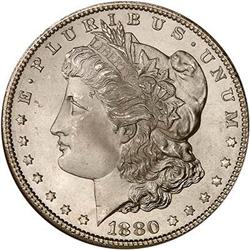 1880-S Morgan Dollar NGC MS67