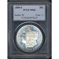 1880-S Morgan Dollar PCGS MS66