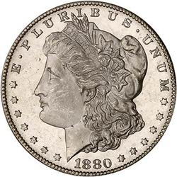 1880-S Morgan Dollar PCGS MS65DMPL