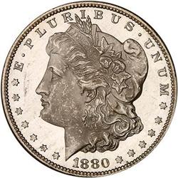 1880-S Morgan Dollar PCGS MS65PL