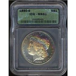 1880-S Morgan Dollar ICG MS63