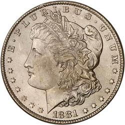 1881-CC Morgan Dollar PCGS MS66