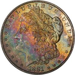 1881-S Morgan Dollar PCGS MS65
