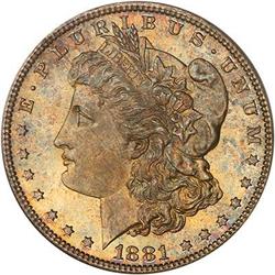 1881-S Morgan Dollar PCGS MS65