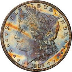 1881-S Morgan Dollar PCGS MS65
