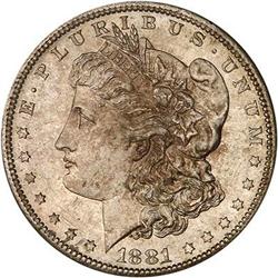 1881-S Morgan Dollar PCGS MS65