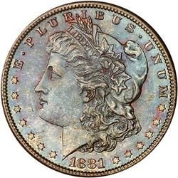 1881-S Morgan Dollar PCGS MS65